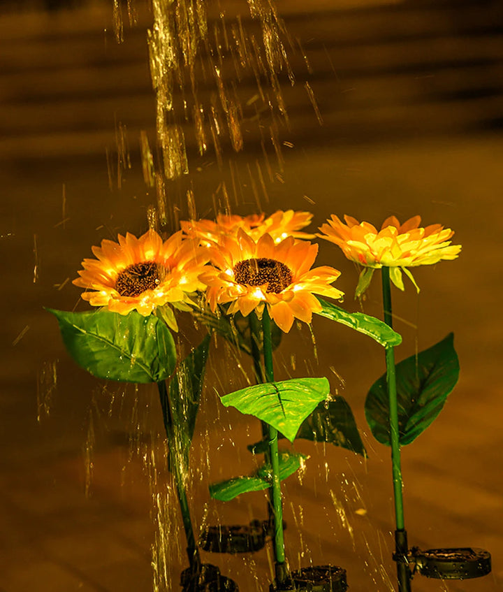 Waterproof Solar Energy Sunflower Lamp - SolarBloom-1-Nora Luxe