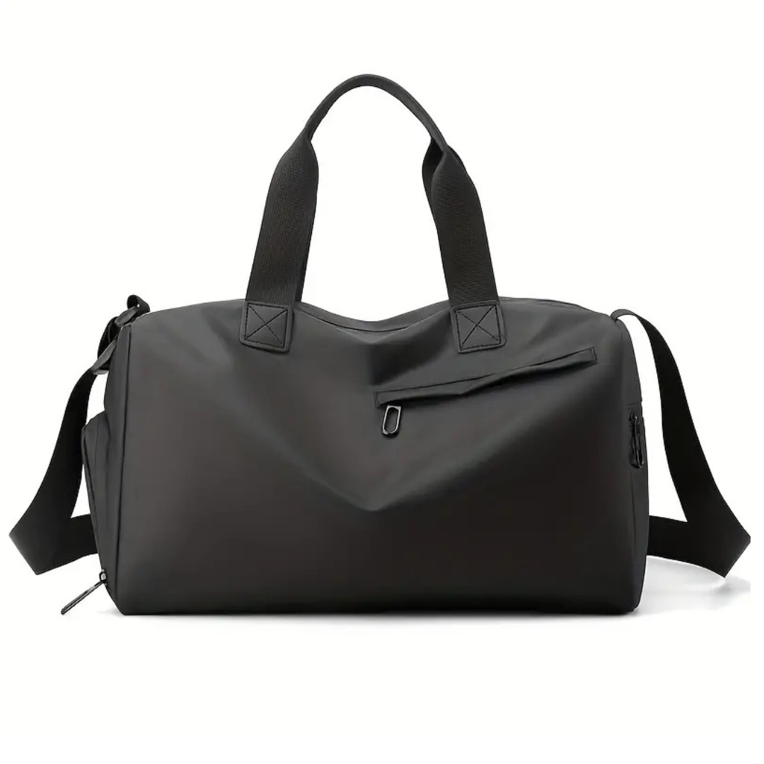 Waterproof Sports Bag with Shoe Compartment - FlexBag Pro-Black-Nora Luxe