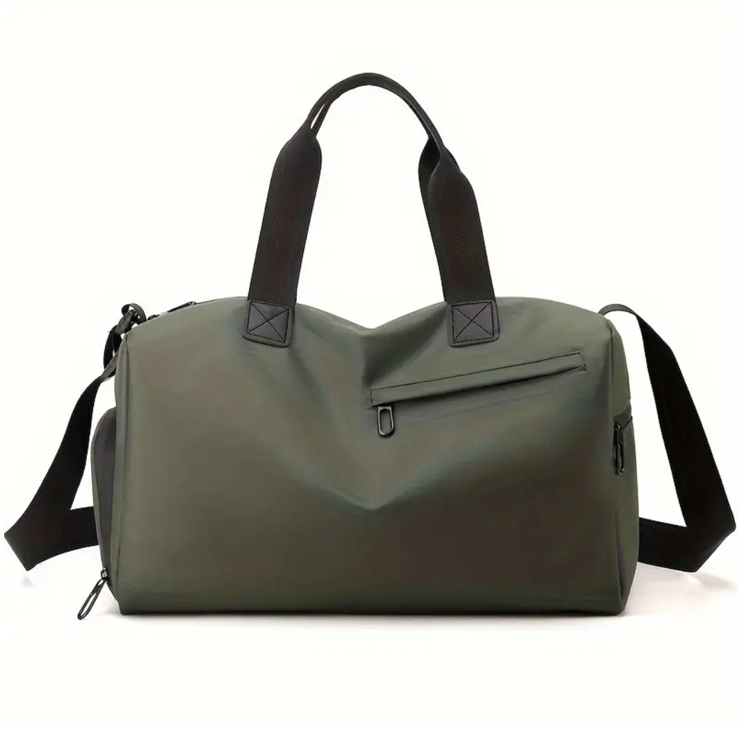 Waterproof Sports Bag with Shoe Compartment - FlexBag Pro-Green-Nora Luxe