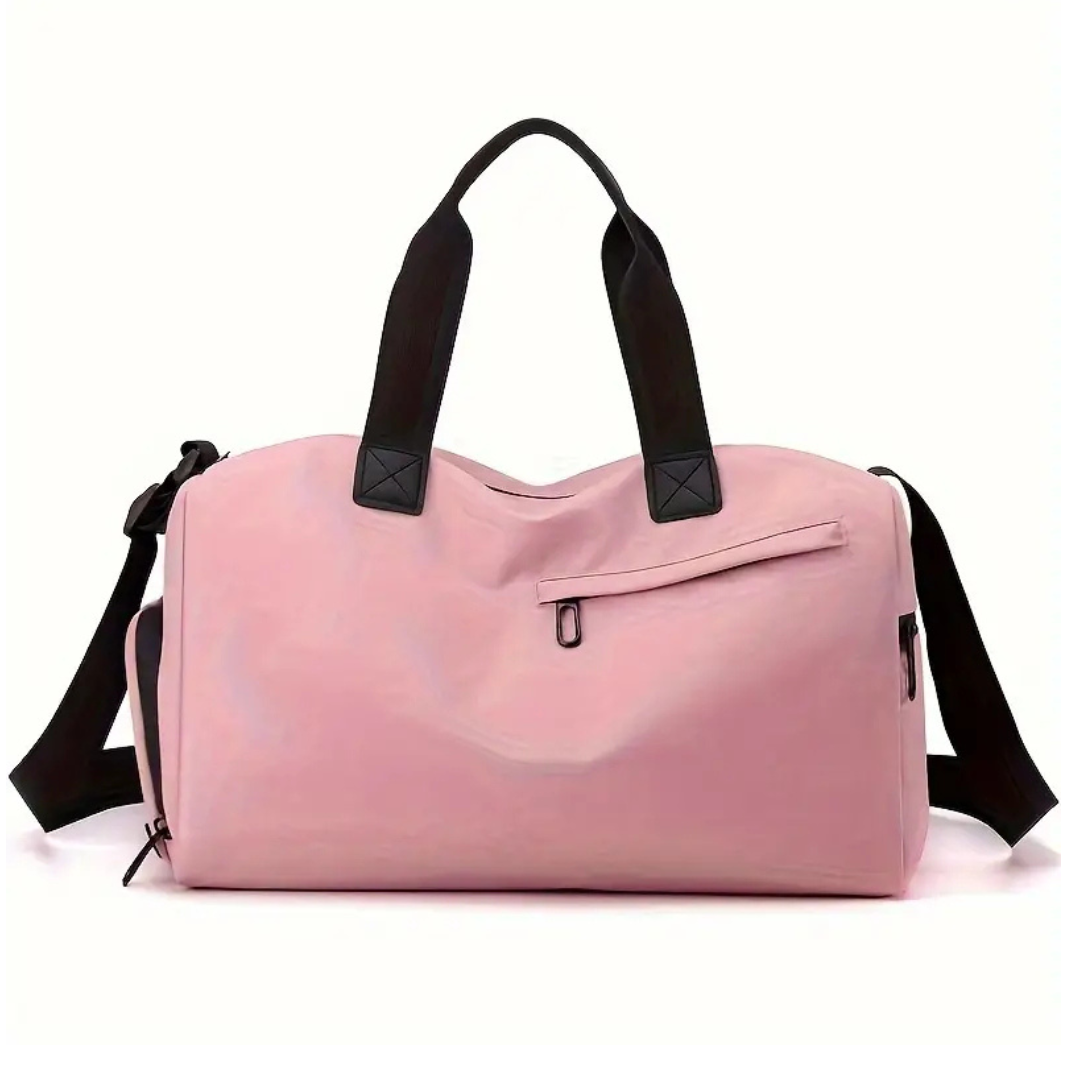 Waterproof Sports Bag with Shoe Compartment - FlexBag Pro-Pink-Nora Luxe