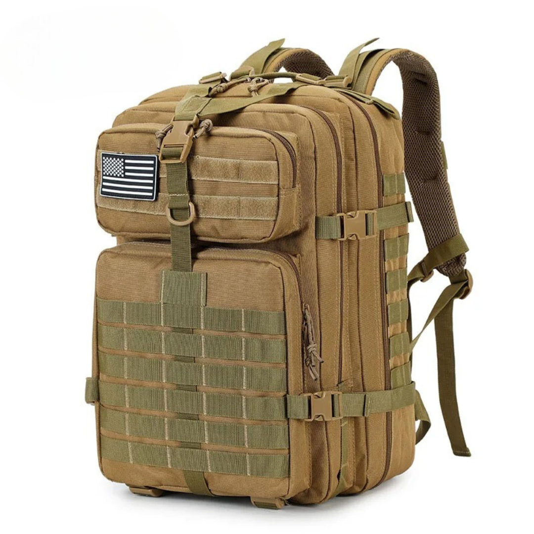 Waterproof Tactical Backpack - AdventurePack-Beige-Nora Luxe