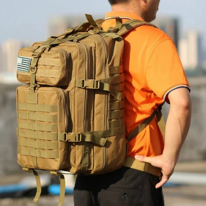 Waterproof Tactical Backpack - AdventurePack-Black-Nora Luxe
