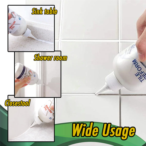 Waterproof Tile Grout Repair Gel - TileFix-White-5.28 fl oz-Nora Luxe