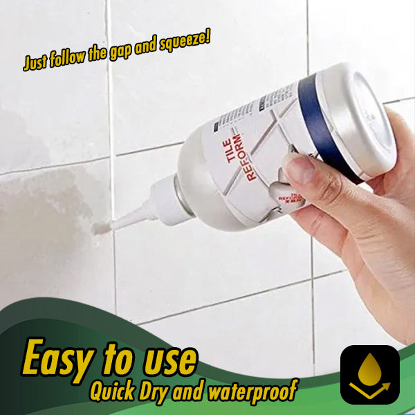 Waterproof Tile Grout Repair Gel - TileFix-White-5.28 fl oz-Nora Luxe