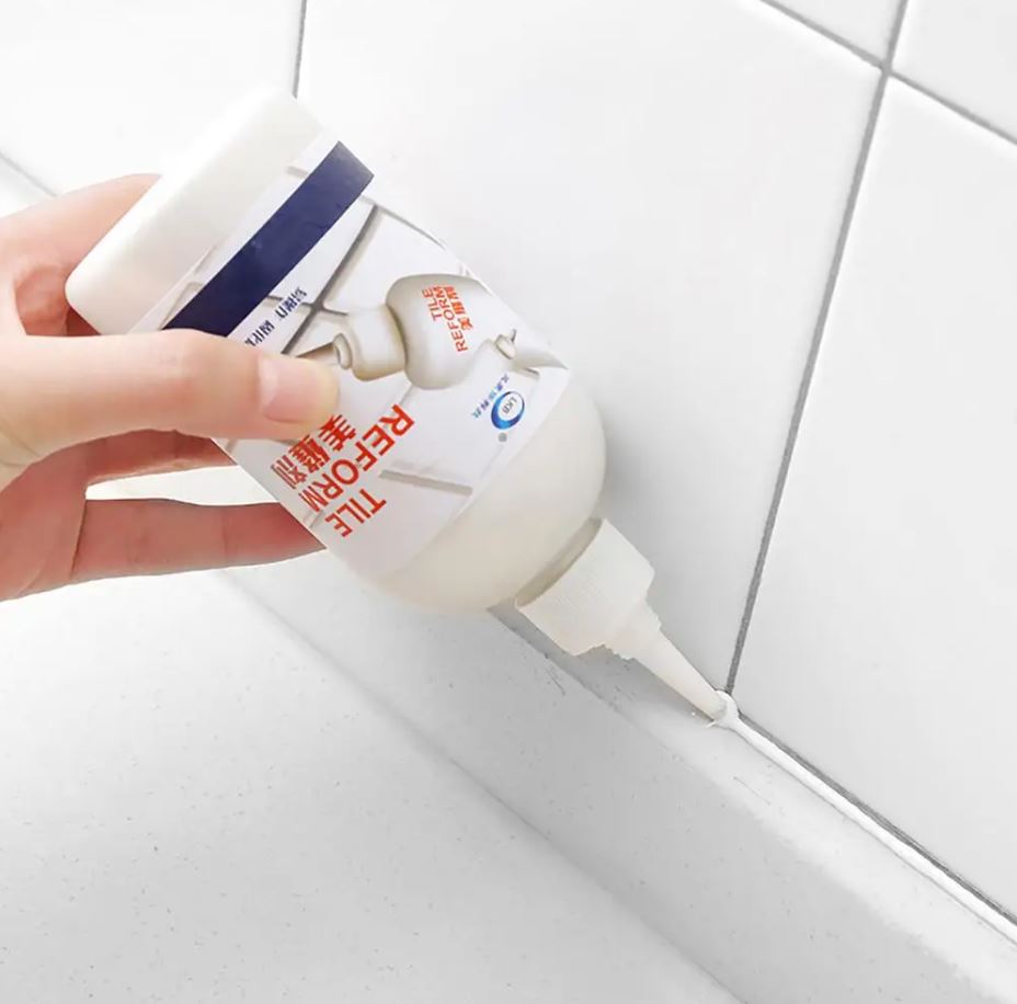 Waterproof Tile Grout Repair Gel - TileFix-White-5.28 fl oz-Nora Luxe