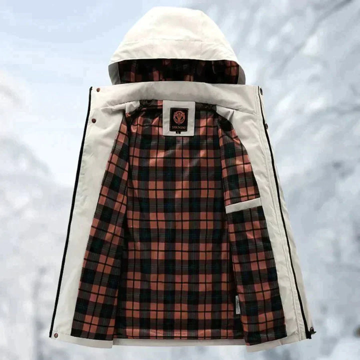 Waterproof Titanium Jacket - Aiden-White-XS-Nora Luxe