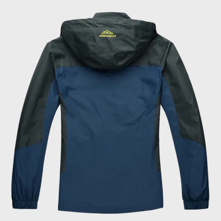 Waterproof Windbreaker for Men - Zephyr-Blue-L-Nora Luxe