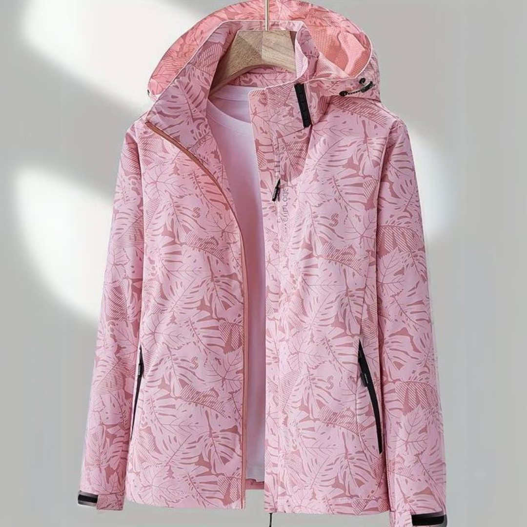 Waterproof Windbreaker for Women - Sophie-Light Pink-M-Nora Luxe