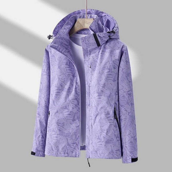 Waterproof Windbreaker for Women - Sophie-Purple-M-Nora Luxe