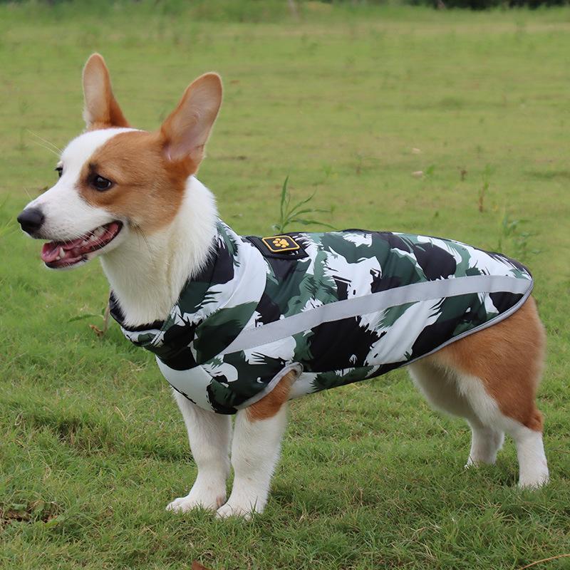 Waterproof Winter Jacket for Dogs - StormGuard-Red graffiti-XS-Nora Luxe