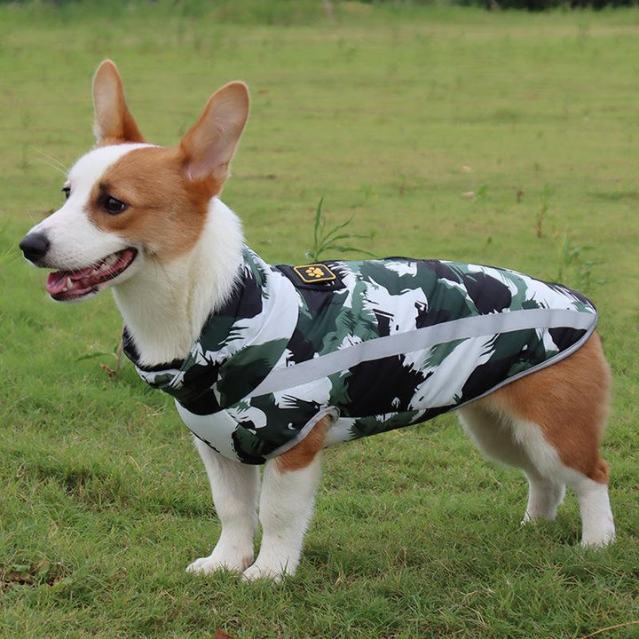 Waterproof Winter Jacket for Dogs - StormGuard-Red graffiti-XS-Nora Luxe