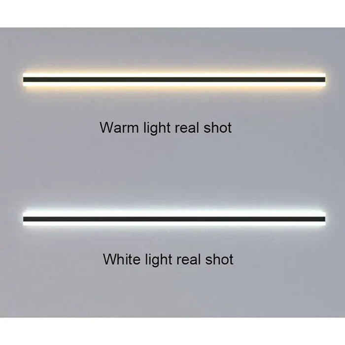 Weather-resistant Outdoor Wall Lamp - RainGuard Light-Warm White-11.81 × 3.54 in (9W)-Nora Luxe