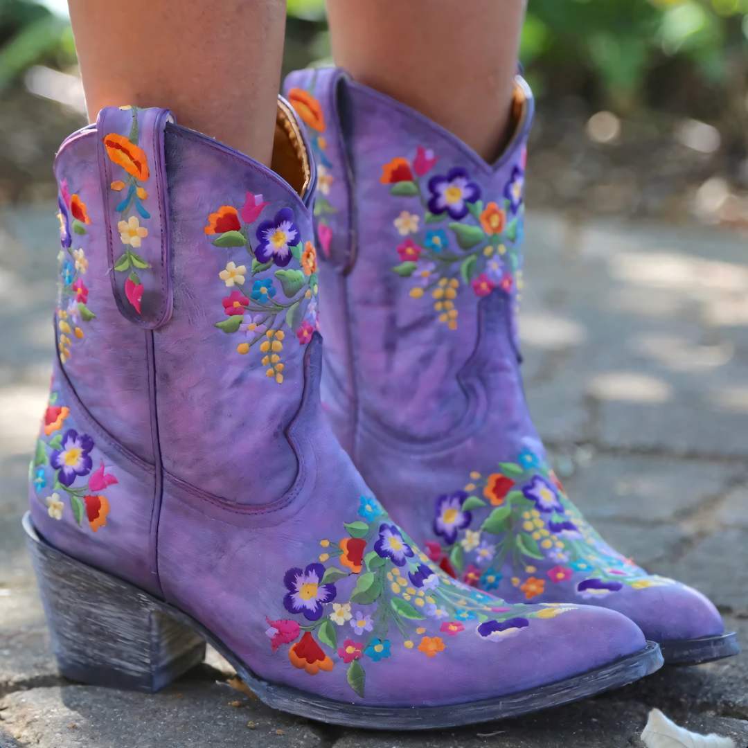 Weatherproof Vintage Cowgirl Boots - Sierra-Purple-3.0-Nora Luxe