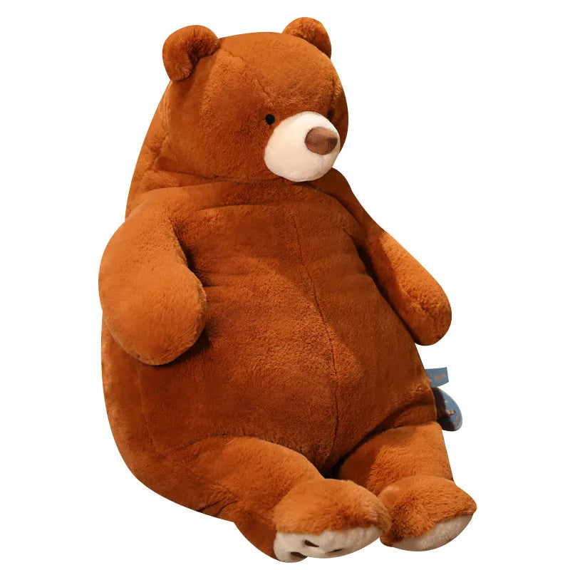 Weighted Animal Cuddle - SnuggleBuddy-Bear-17.7 inches - (1.1 lbs)-Nora Luxe