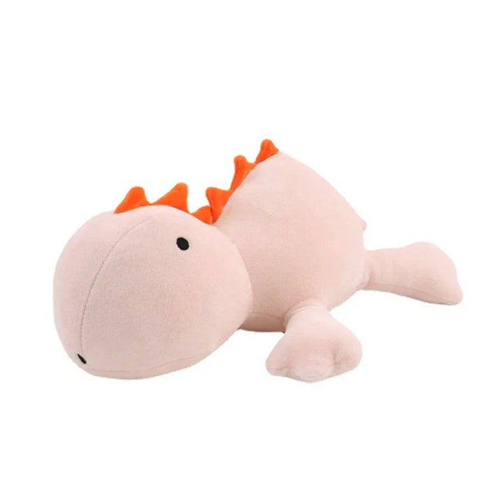 Weighted Dinosaur Plush - CuddleSaurus-Light Pink-15.7 inches-Nora Luxe