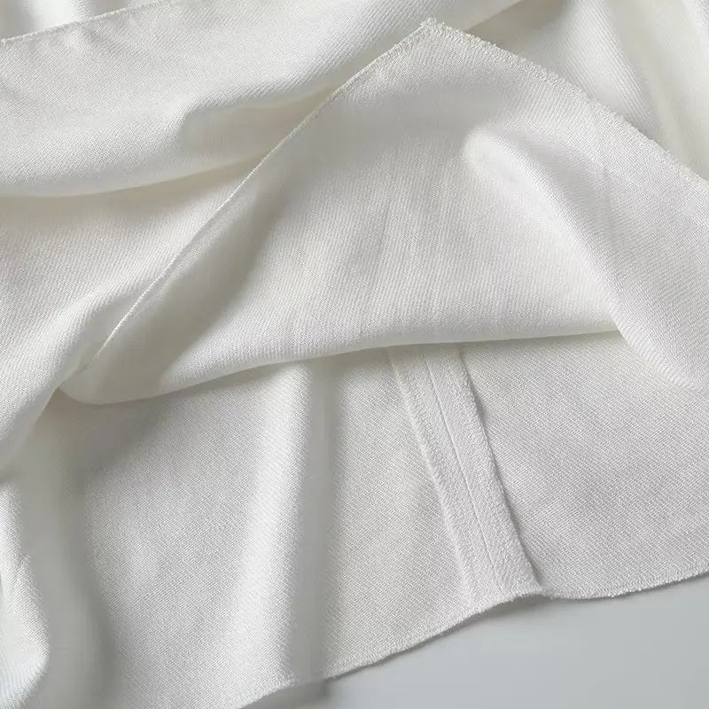 White airy & stylish sleeveless linen blouse for women – Amira-S-Nora Luxe