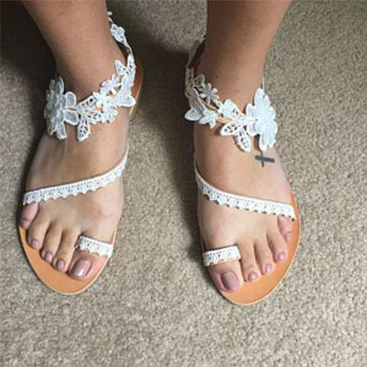 White Ladies Summer Sandals - Sophie-3-State of Style