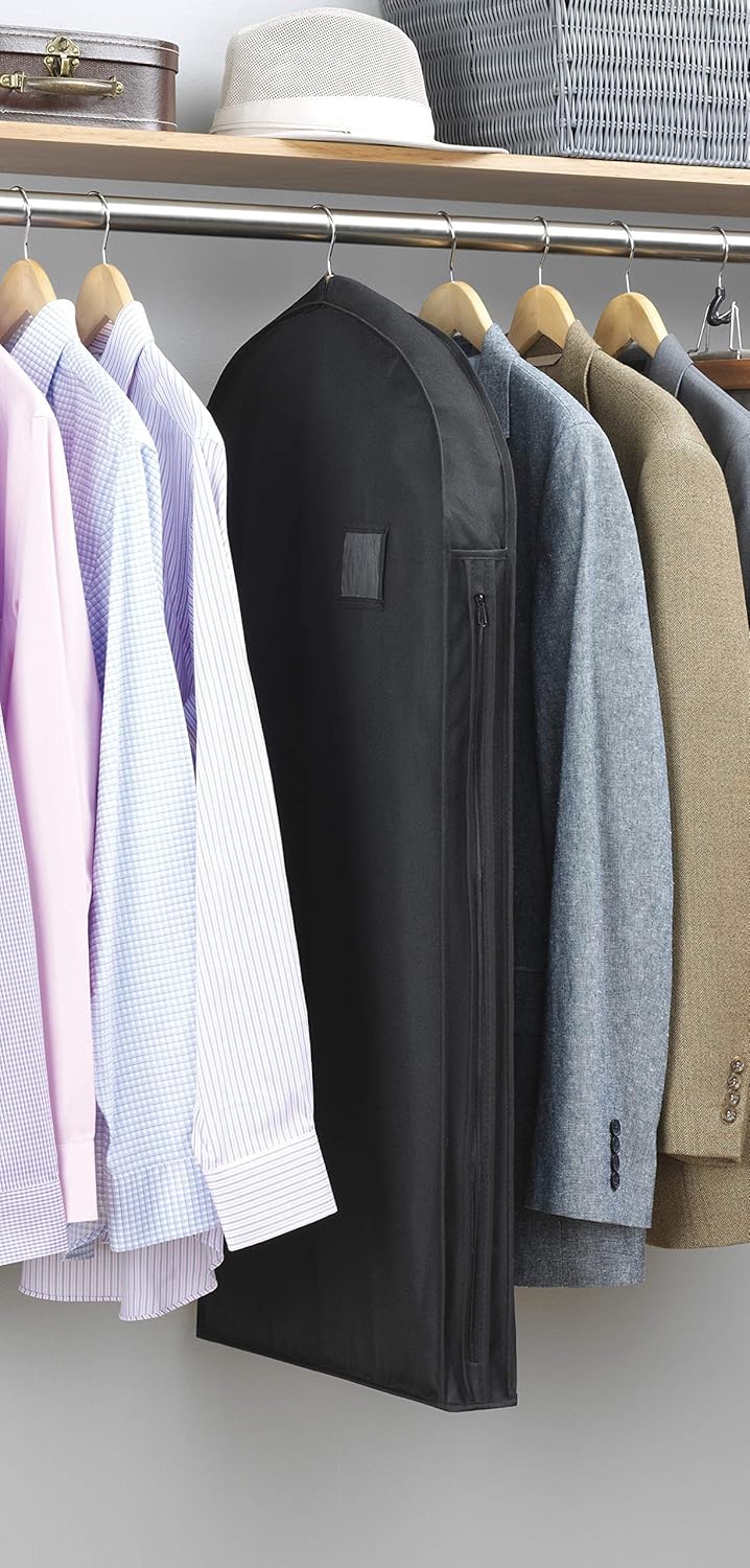 Water-Repellent Zippered Garment Bag with Accessory Pocket – Buy 1, Take 1 FREE