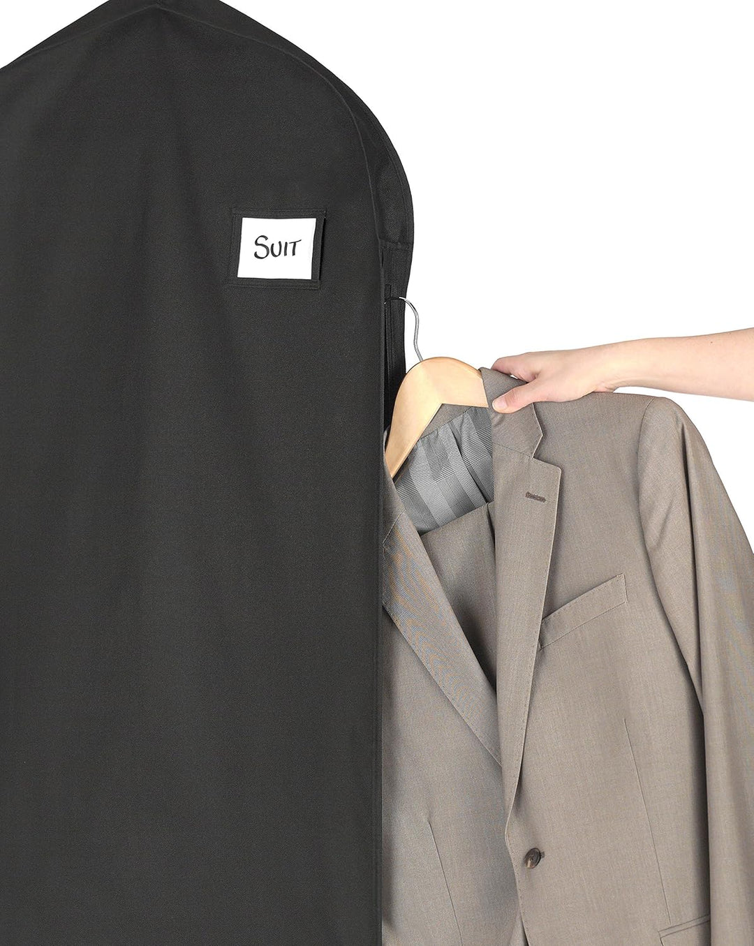 Water-Repellent Zippered Garment Bag with Accessory Pocket – Buy 1, Take 1 FREE
