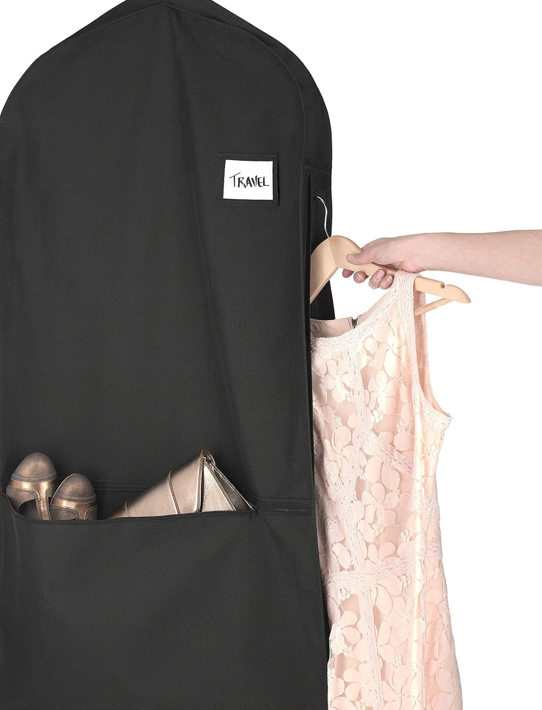 Water-Repellent Zippered Garment Bag with Accessory Pocket – Buy 1, Take 1 FREE