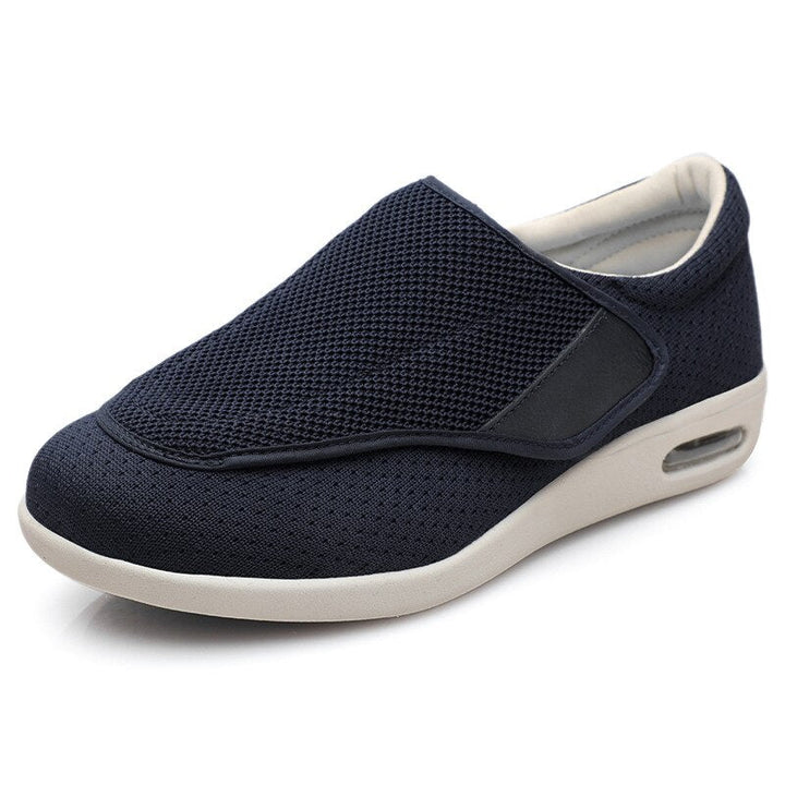 Wide Diabetic Shoes - ComfortEase-Blue-6-Nora Luxe