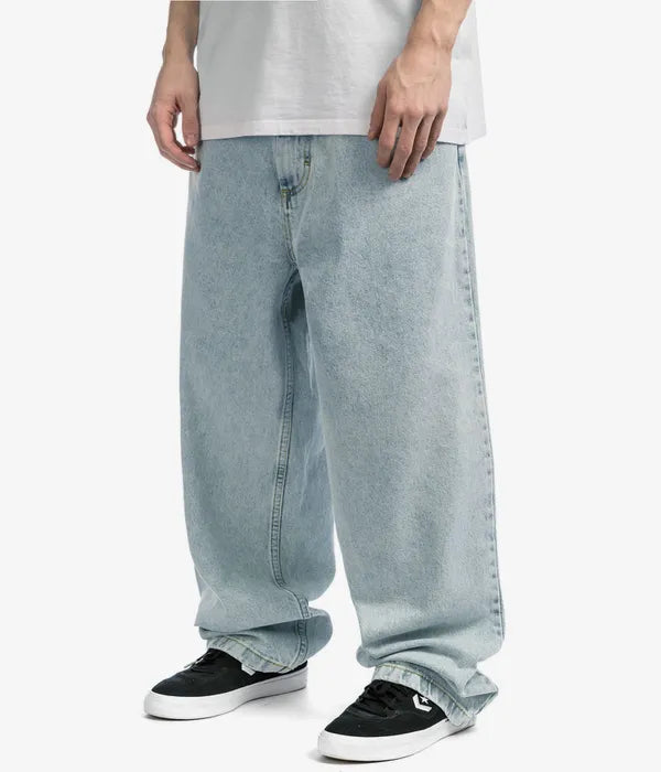 Wide Streetwear Jeans for Men - Jimmy-Light blue-S-Nora Luxe