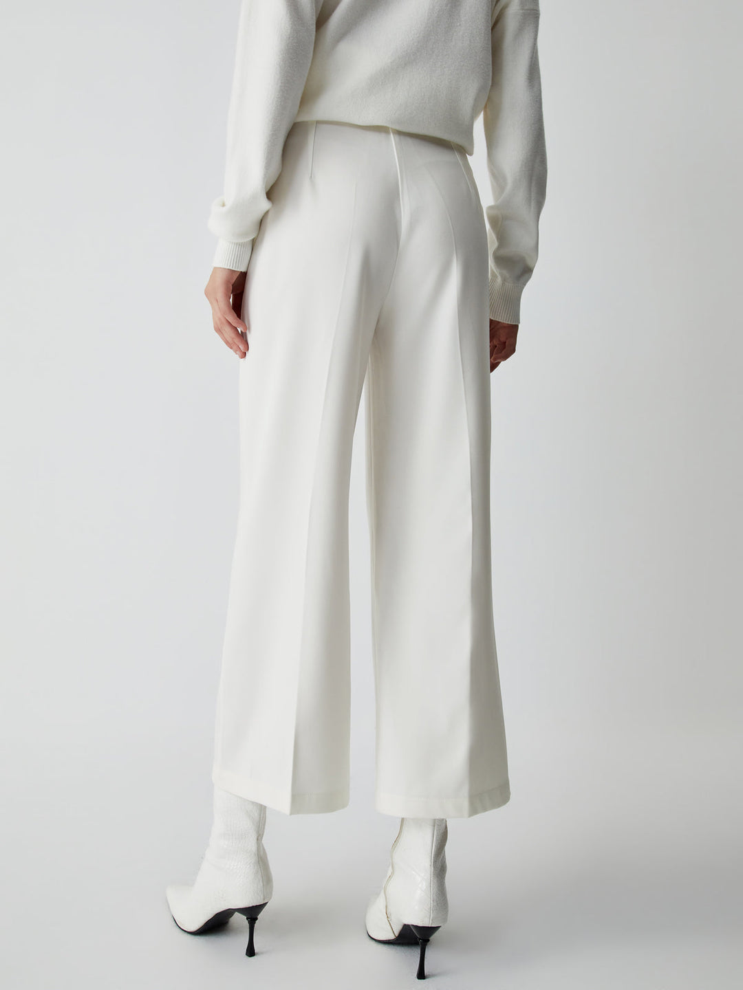Wide Trousers for Women - Selina-White-XS-Nora Luxe