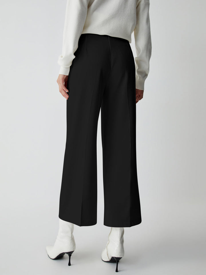 Wide Trousers for Women - Selina-White-XS-Nora Luxe