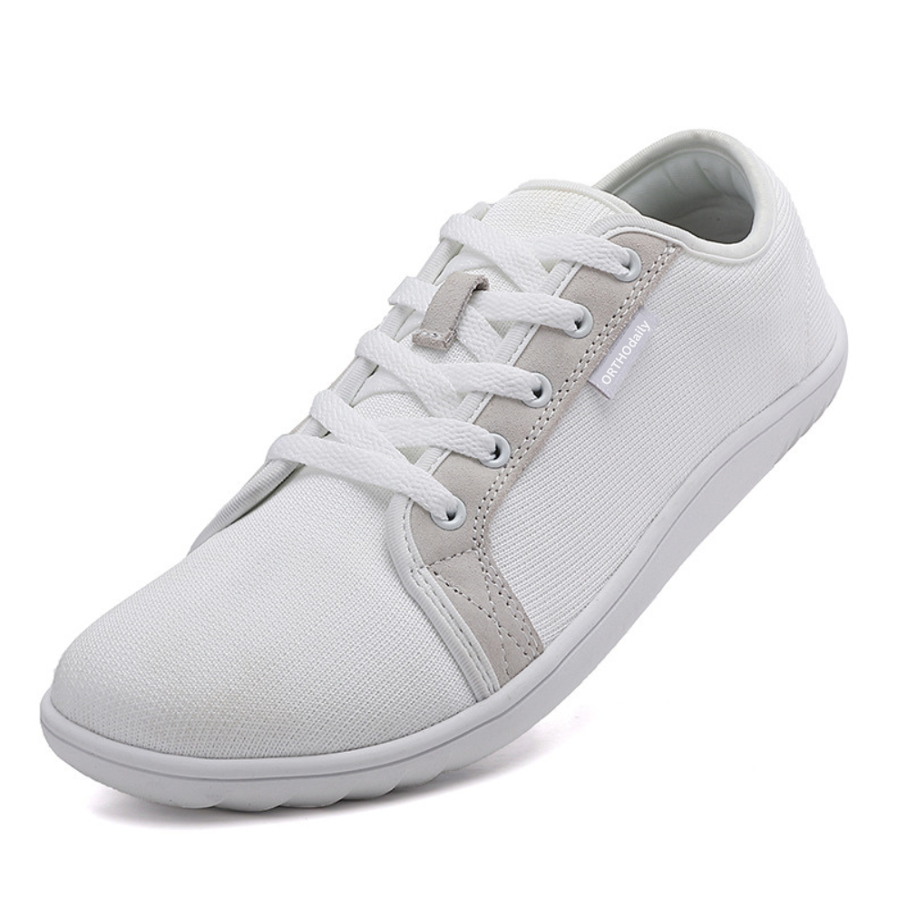Wide Zero Drop Sneakers - StrideEase-3.5-Black-Nora Luxe