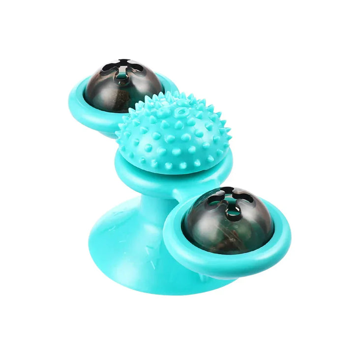 Windmill Cat Toy - WhirlPlay-Green-Nora Luxe