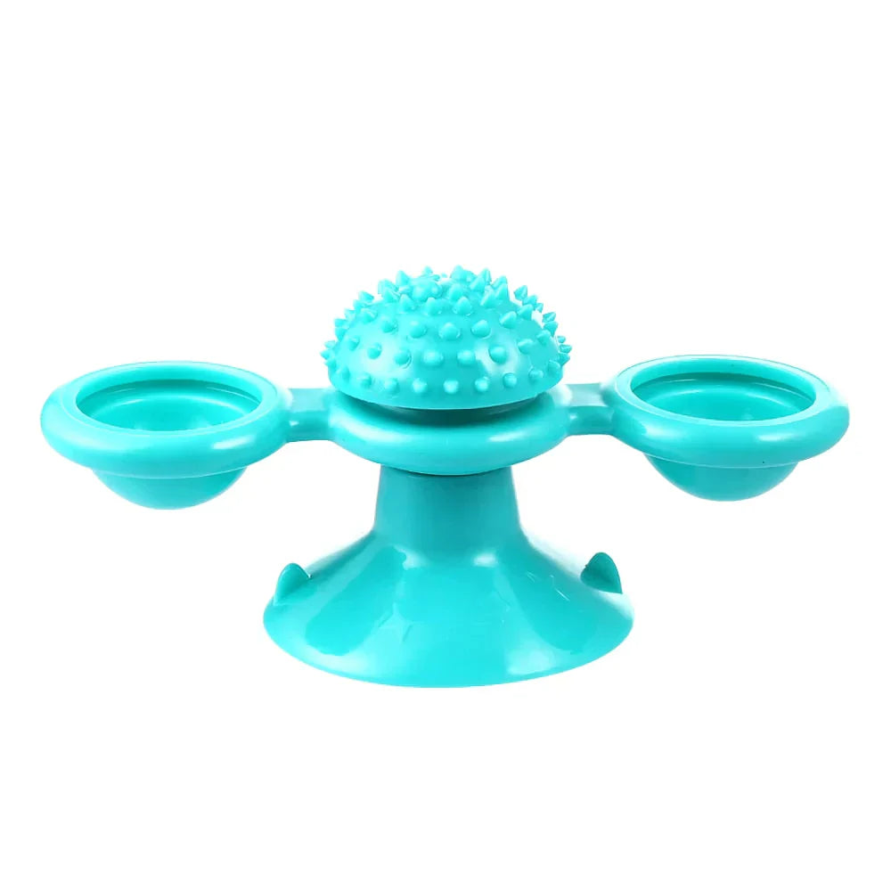 Windmill Cat Toy - WhirlPlay-Green-Nora Luxe