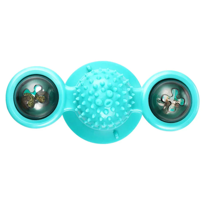 Windmill Cat Toy - WhirlPlay-Green-Nora Luxe