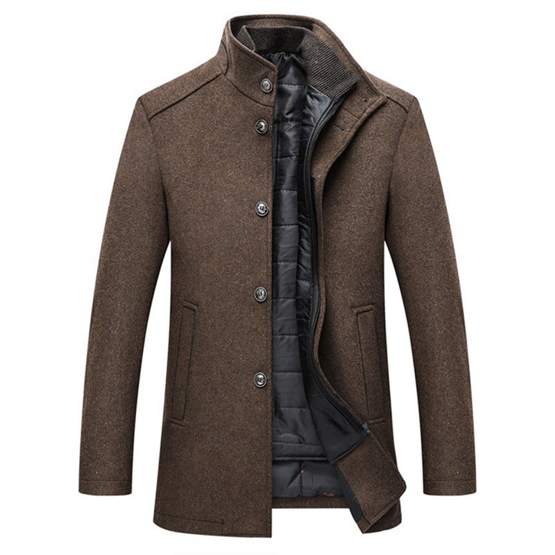 Windproof Striped Men's Jacket - Logan™-Kamel-M-Nora Luxe