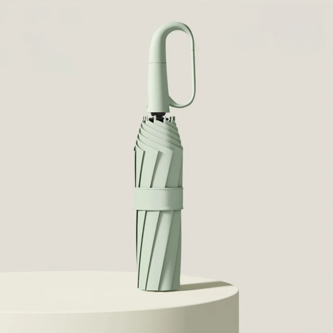 Windproof Umbrella with Reflective Edge - StormGuard-Green-Nora Luxe