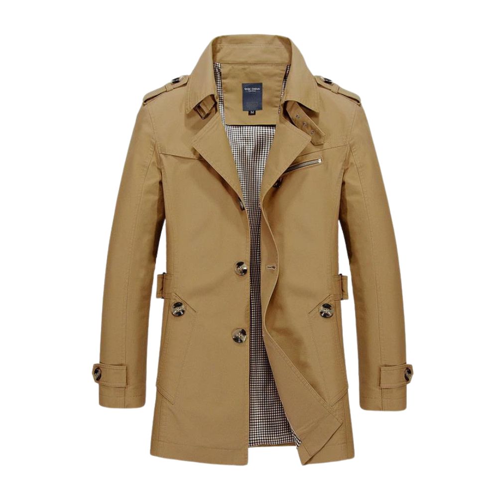 Windproof Winter Jacket for Men - Viktor-Brown-XS-Nora Luxe