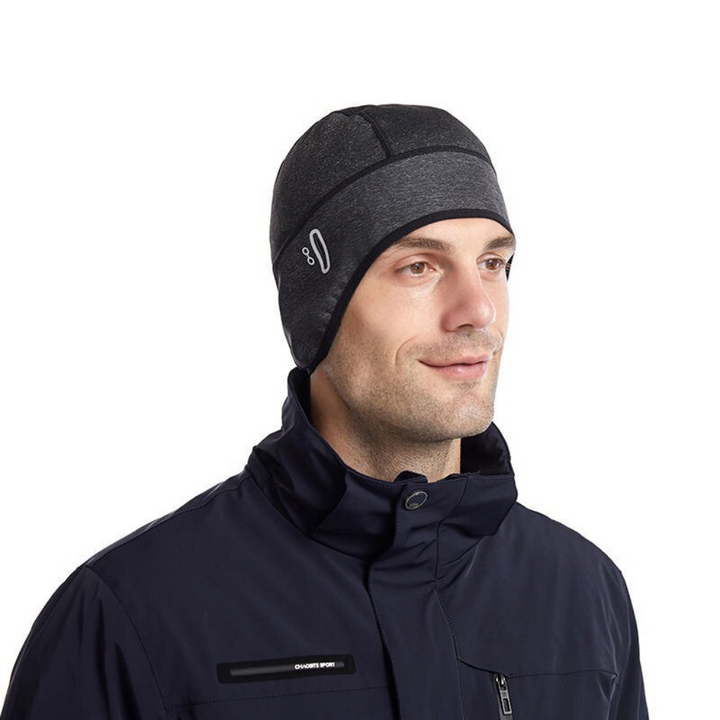 Winter Bike Hat - FrostGuard™-Gray-Nora Luxe