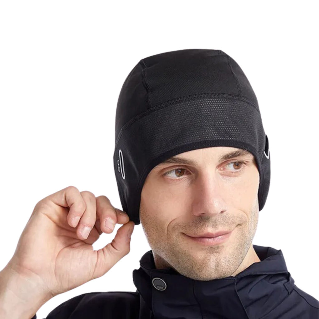 Winter Bike Hat - FrostGuard™-Gray-Nora Luxe