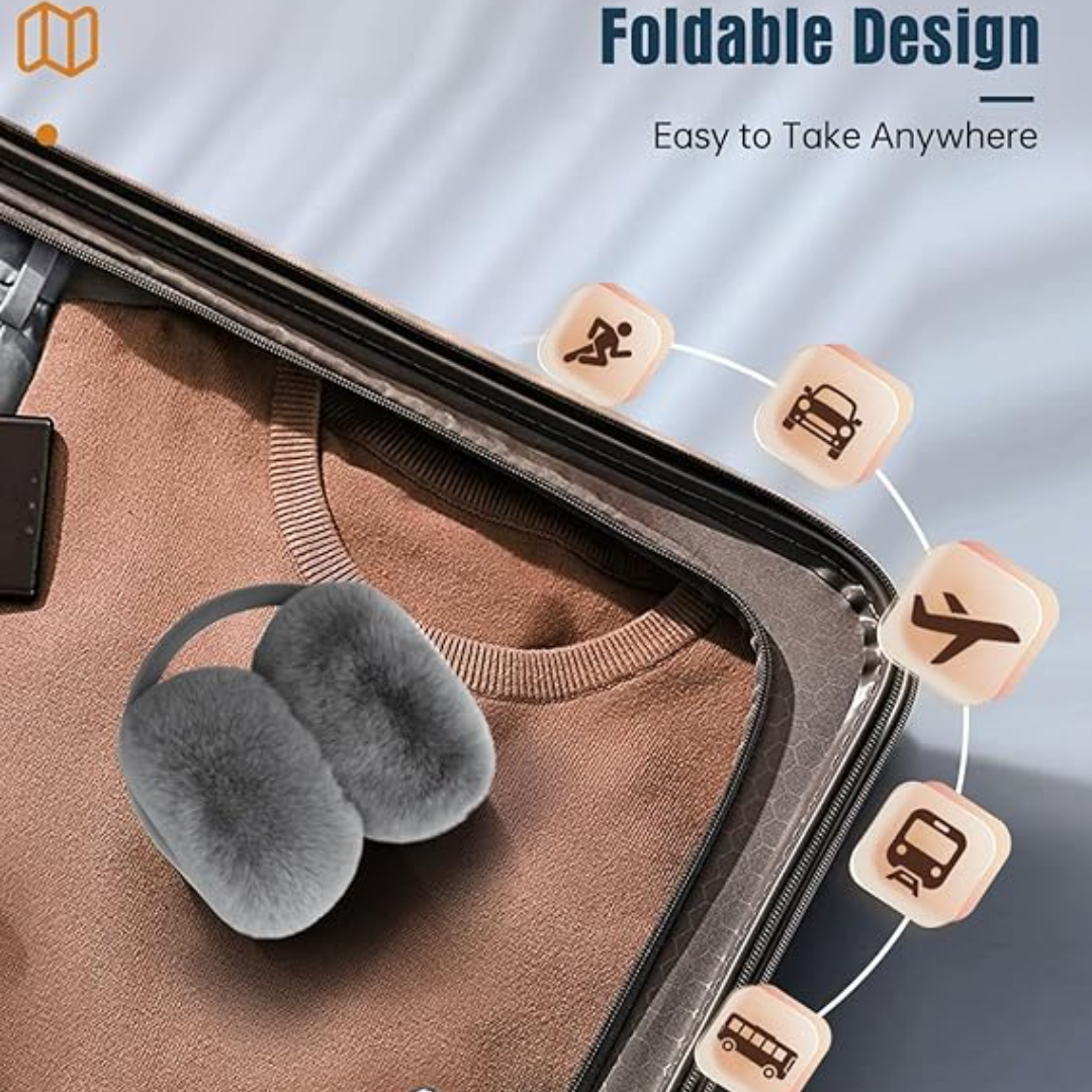 Winter Bluetooth Ear Warmers - CozyGrooves-Black-Nora Luxe