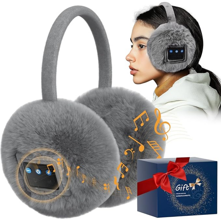 Winter Bluetooth Ear Warmers - CozyGrooves-Black-Nora Luxe