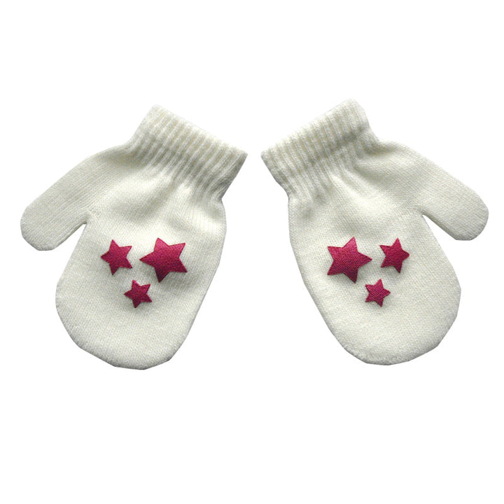 Winter Children's Mittens with Thick Plush Fleece-A Style 1-Nora Luxe