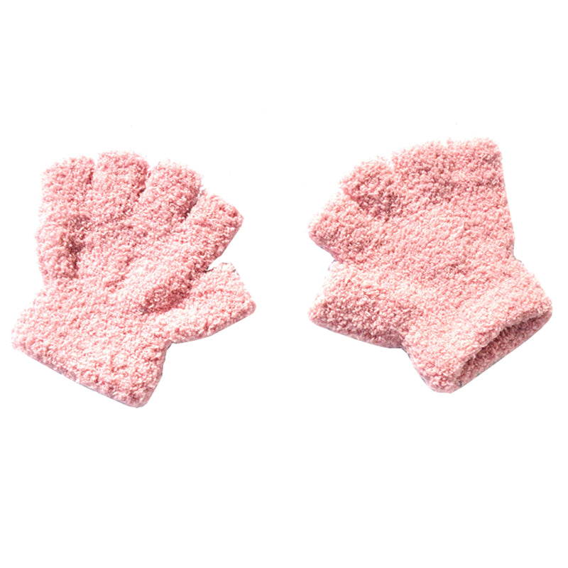 Winter Children's Mittens with Thick Plush Fleece-B Style 2-Nora Luxe