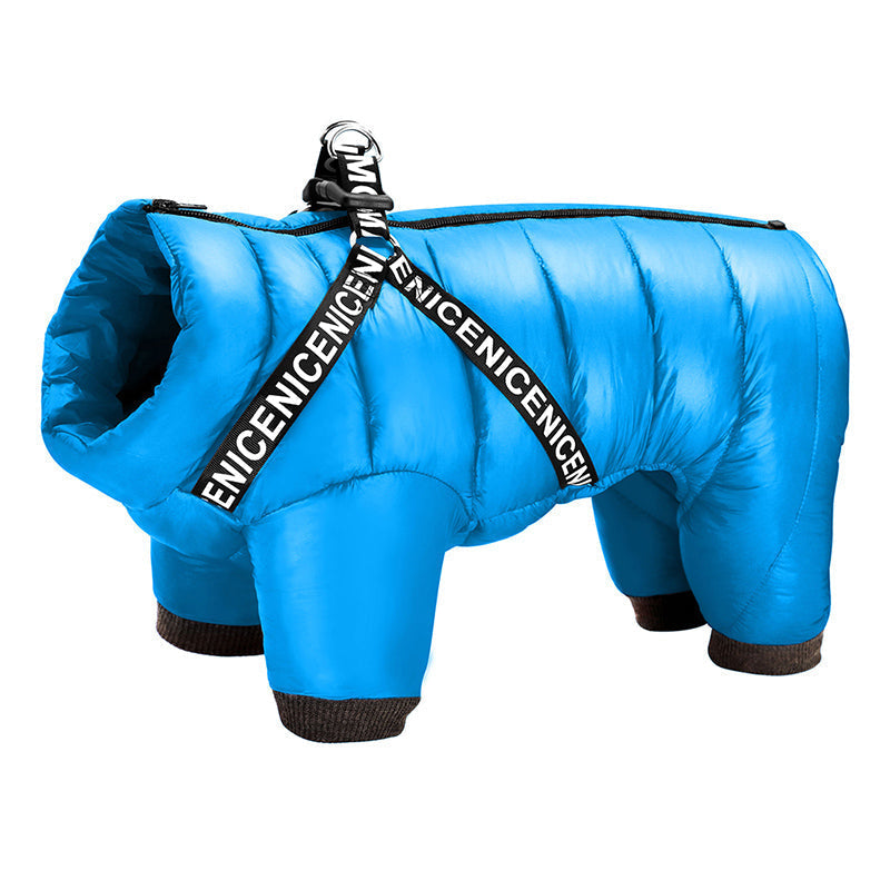 Winter coat for Dogs - ArcticPaws-Blue-S-Nora Luxe