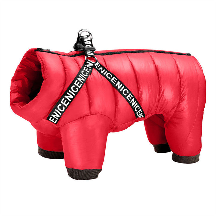 Winter coat for Dogs - ArcticPaws-Red-S-Nora Luxe