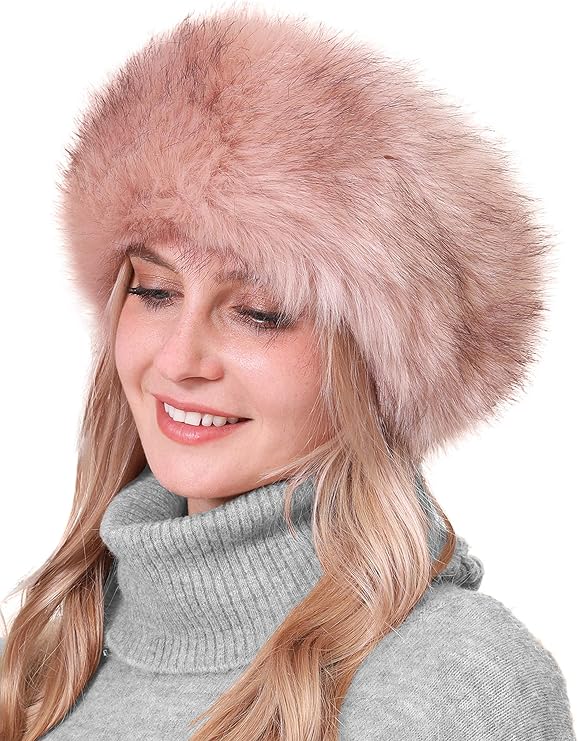 Winter Headband made of Imitation Fur – Olga-White-Nora Luxe