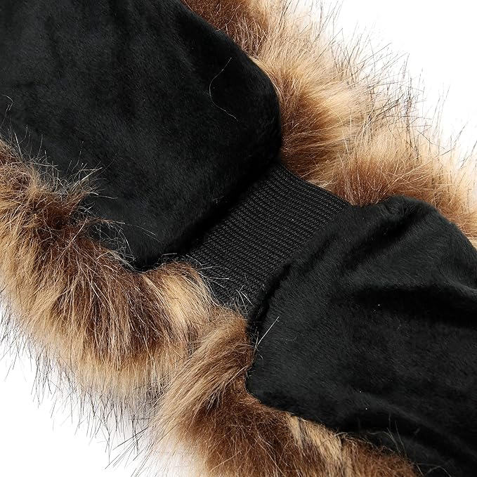 Winter Headband made of Imitation Fur – Olga-White-Nora Luxe