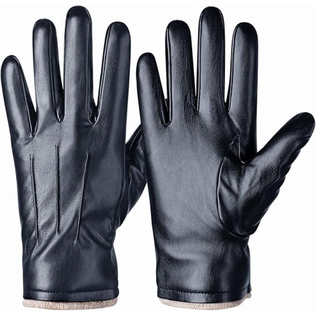 Winter Learning Touchscreen Gloves - TouchLuxe-Marine Blue-S-Nora Luxe