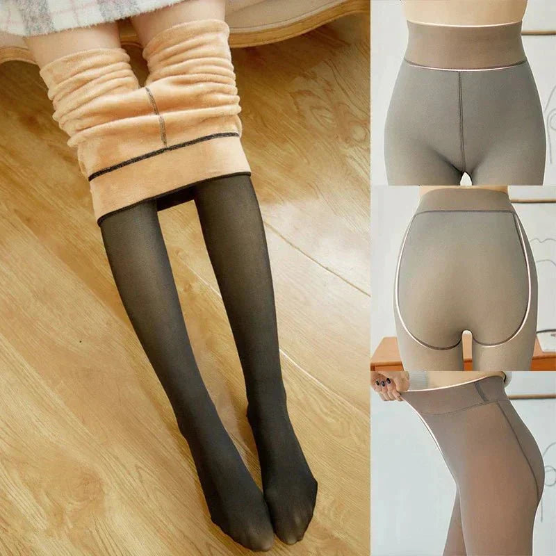 Winter Legging - Lupine-Black Tights-Nora Luxe