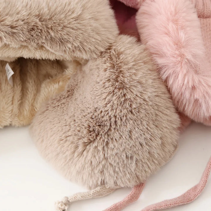 Winter Shield Earflap Ski Hat for Women - Tressa-Pink-Nora Luxe