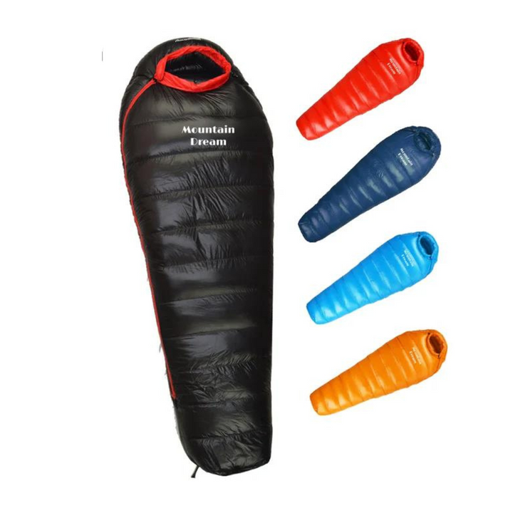 Winter Sleeping Bag - ArcticNest-Orange-400g-Nora Luxe