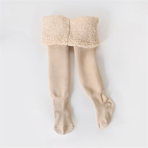 Winter Swimsuit for Girls-Beige-2-4 years (S)-Nora Luxe